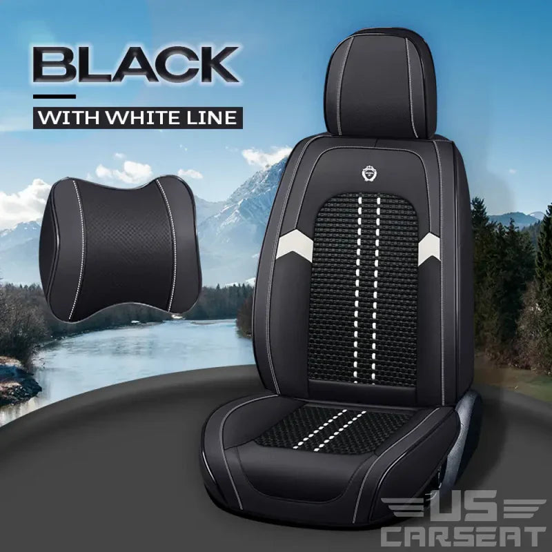 US Nox Full Set Universal Breathable Waterproof Vehicle Leather Cover for Cars, SUV